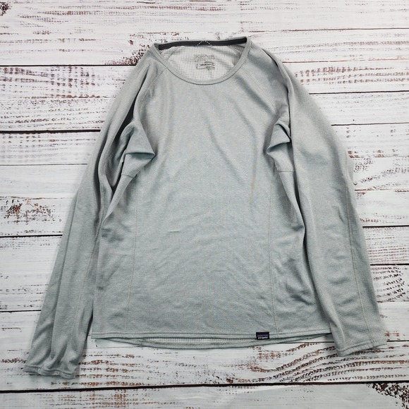 Patagonia Other - Patagonia Capilene Midweight Crew Women's M Gray Baselayer Shirt 44436 Polartec